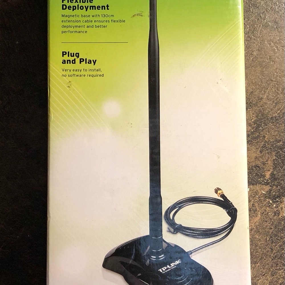 TP-Link 2.4 GHz Indoor Desktop Omni-Directional Antenna Black New
